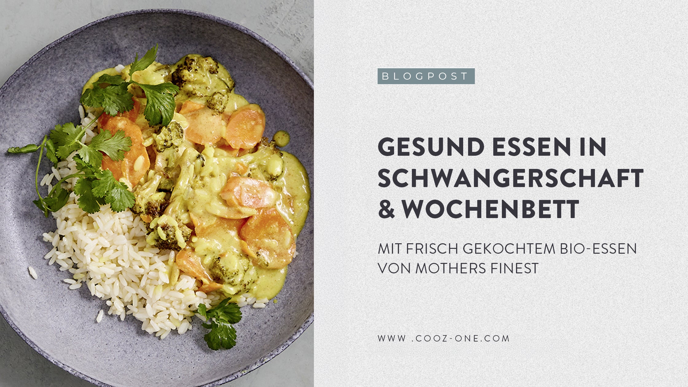 Gesunde Ernährung in Schwangerschaft und Wochenbett mit frisch gekochtem Bio-Essen