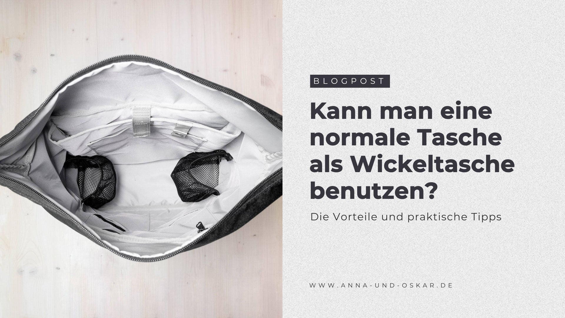 Brauche ich eine Wickeltasche? Nein, aber in unserm Blogartikel "Kann man eine normale tasche als Wickeltasche benutzen? findest du praktische Tipps und Vorteile, die für eine Wickeltasche sprechen.