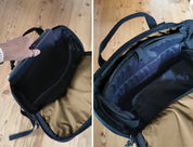 Nachhaltiger Wickelrucksack mit Laptopfach. Nachhaltig und fair produziert.