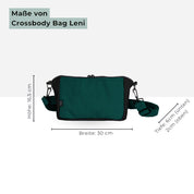 PreSale: Crossbody Leni - Limited Edition petrol/schwarz