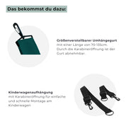 PreSale: Crossbody Leni - Limited Edition petrol/schwarz