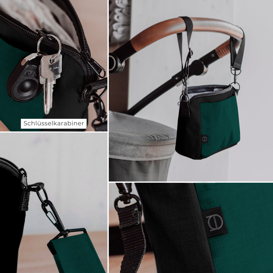 PreSale: Crossbody Leni - Limited Edition petrol/schwarz