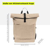 Diaper backpack Hugo - sand