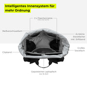 Diaper backpack Hugo - sand