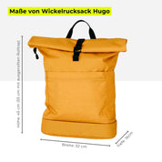 Familienrucksack Hugo - senfgelb
