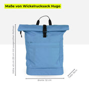 Diaper backpack Hugo - blue