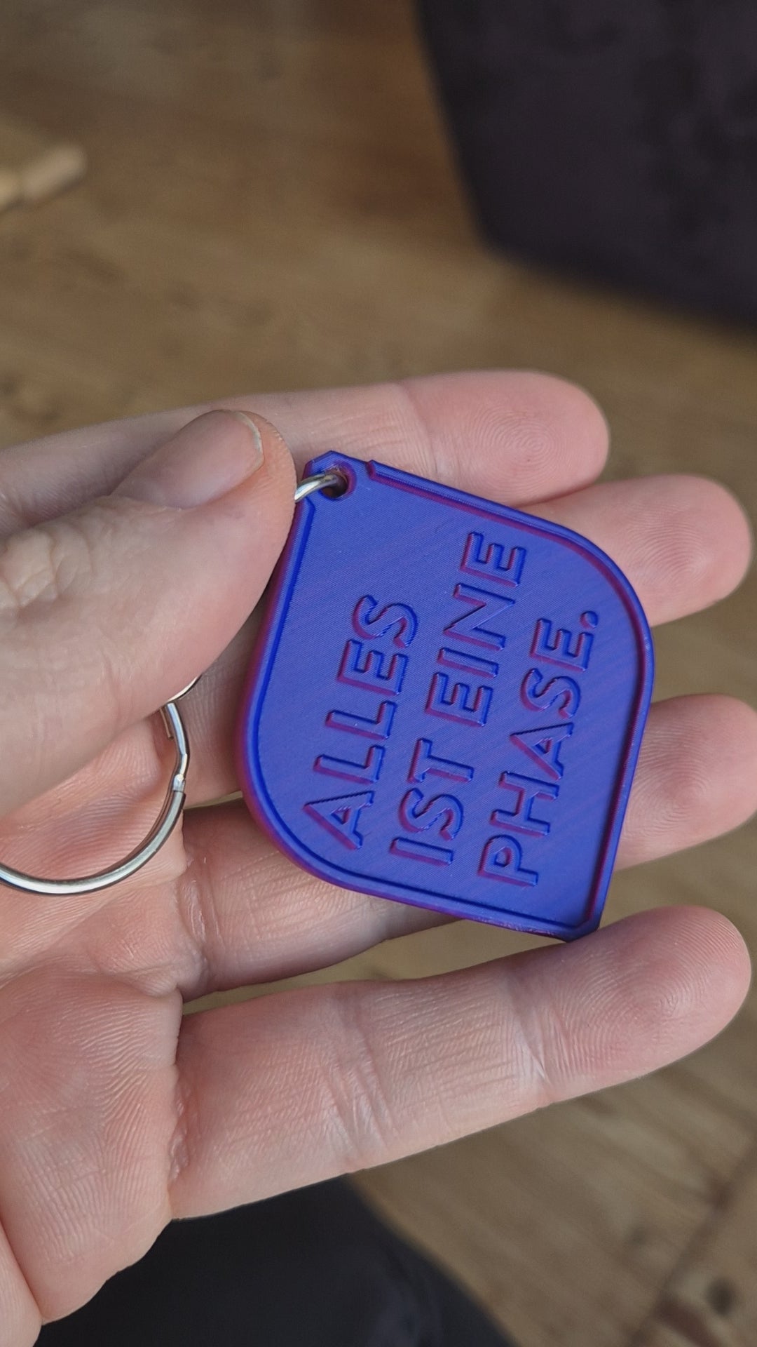 Schlüsselanhänger ALLES IST EINE PHASE