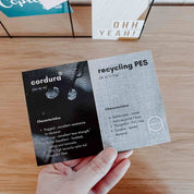 Materialmuster Farbmuster Anna und Oskar